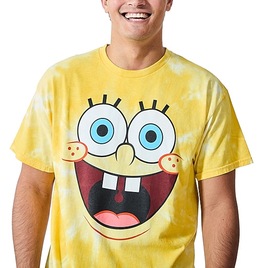 Mens Short Sleeve Spongebob Graphic T-Shirt
