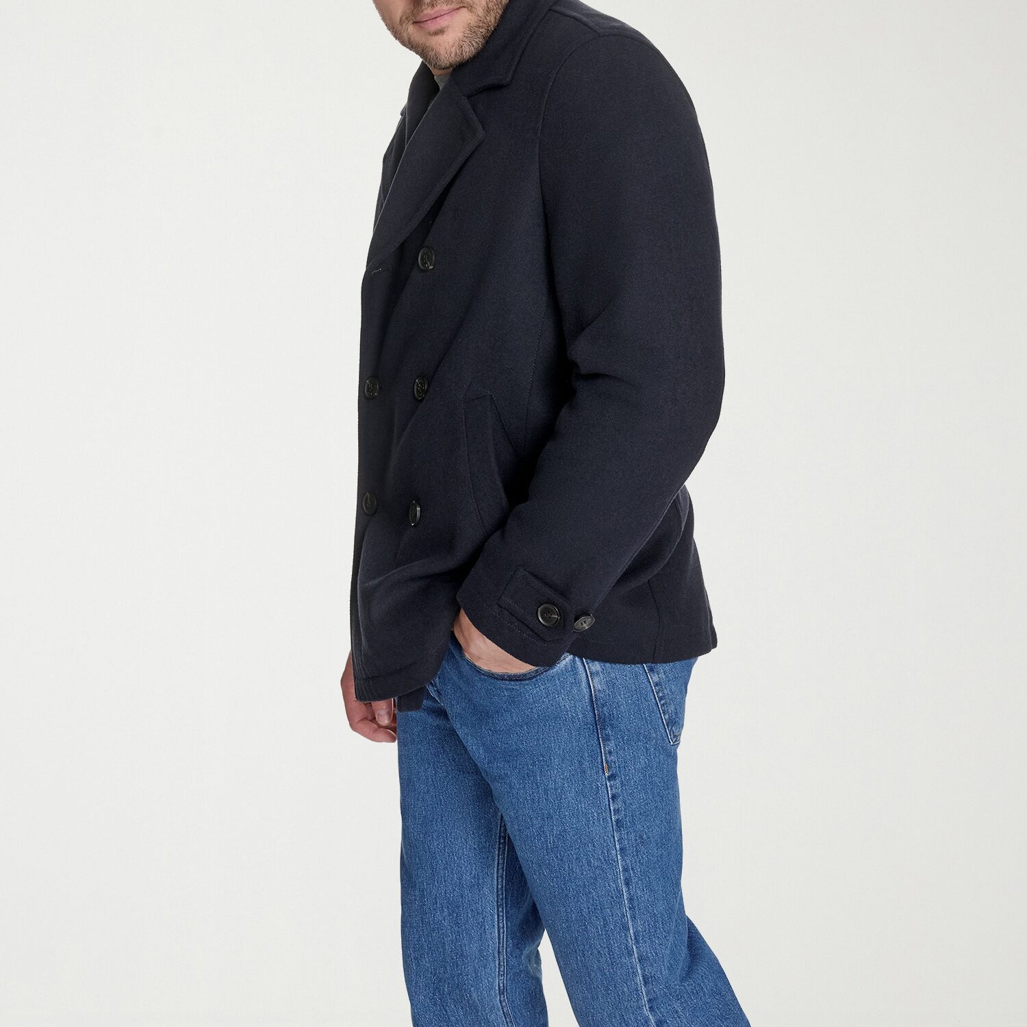 Dockers Mens Midweight Peacoat