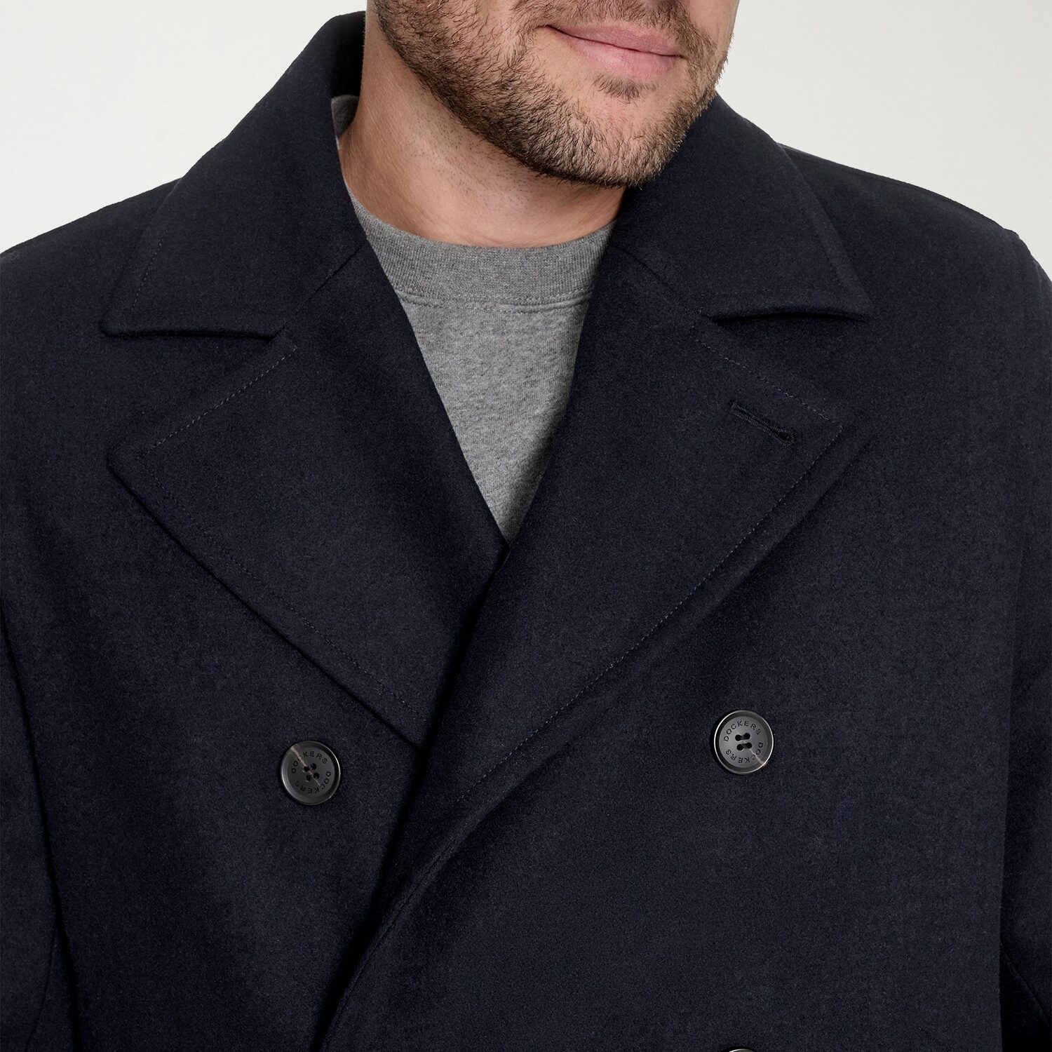 Dockers Mens Midweight Peacoat