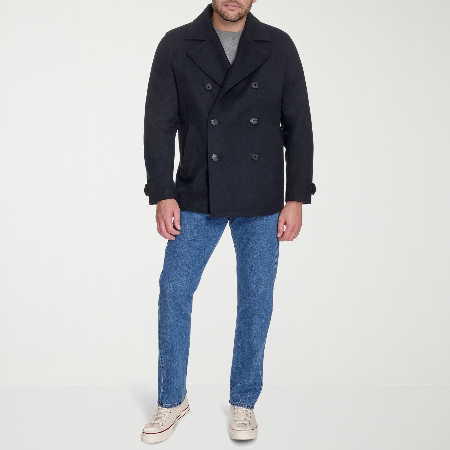 Dockers Mens Midweight Peacoat