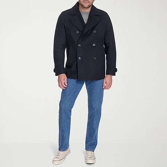 Dockers Mens Midweight Peacoat