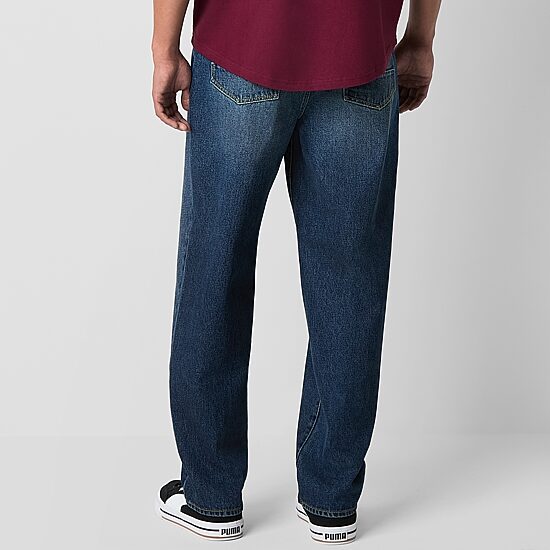 Arizona Mens Loose Fit 5 Pocket Jean