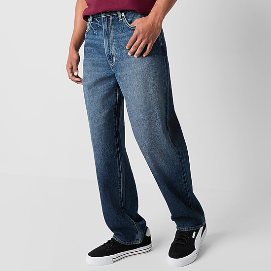 Arizona Mens Loose Fit 5 Pocket Jean
