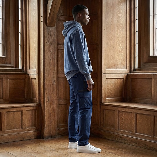 Royal Threads Mens Easy-on + Easy-off Long Sleeve Hoodie