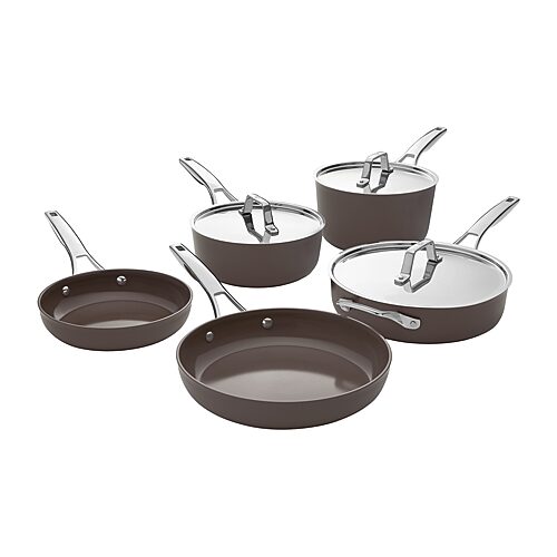 Calphalon Premier 8-pc. Cookware Set In Purple
