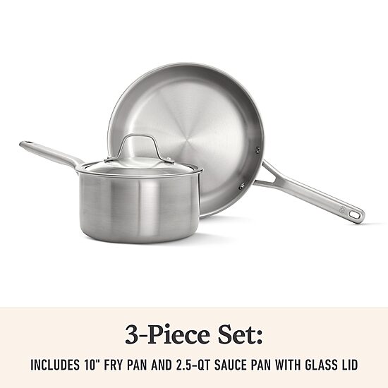 Calphalon Stainless Steel 3-pc. Cookware Set