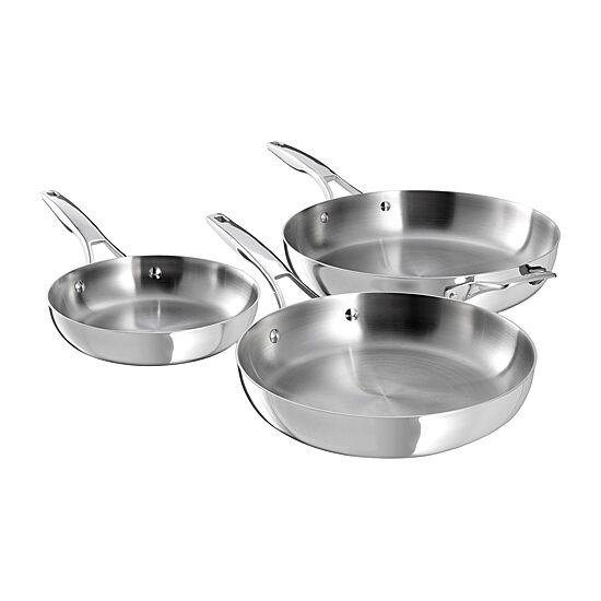 Calphalon Premier Stainless Steel 3-pc. Frying Pan Set
