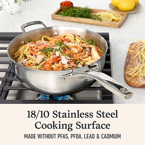 Calphalon Premier Stainless Steel 4.5-qt. Chef Pan