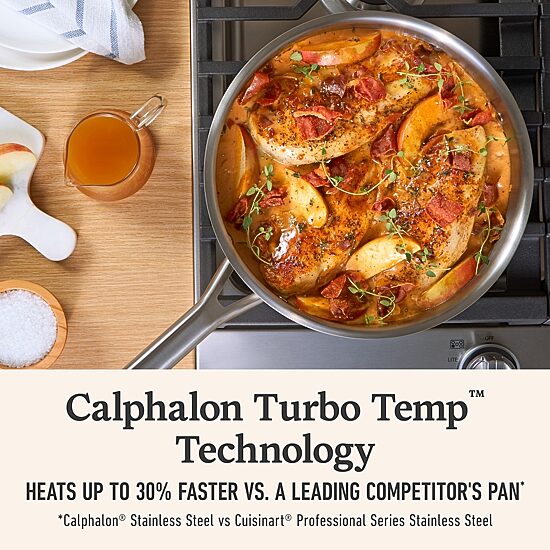 Calphalon Stainless Steel 3-qt. Saute Pan