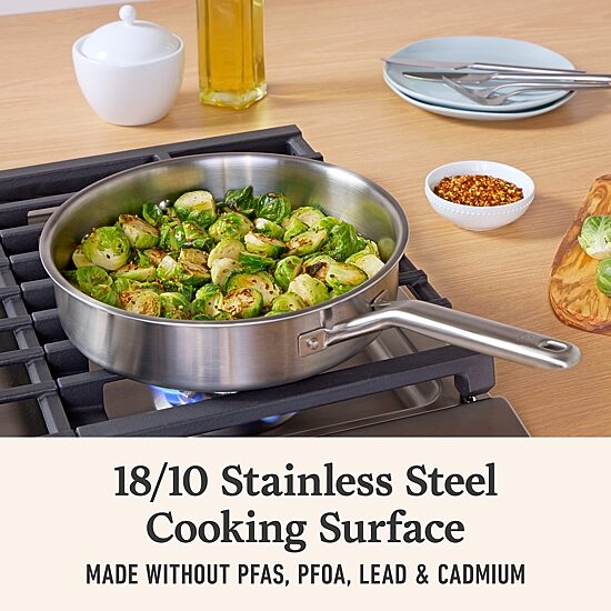 Calphalon Stainless Steel 3-qt. Saute Pan