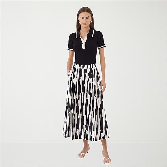 RM Rebecca Minkoff Womens Mid Rise Midi Pencil Skirt