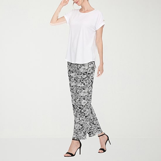 White Mark Matching Set Knit 2-pc. Pant Set