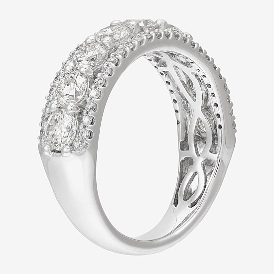 Limited Quantities! Womens 6.5MM 2 CT. T.W. Lab Grown White Diamond 14K Gold Band