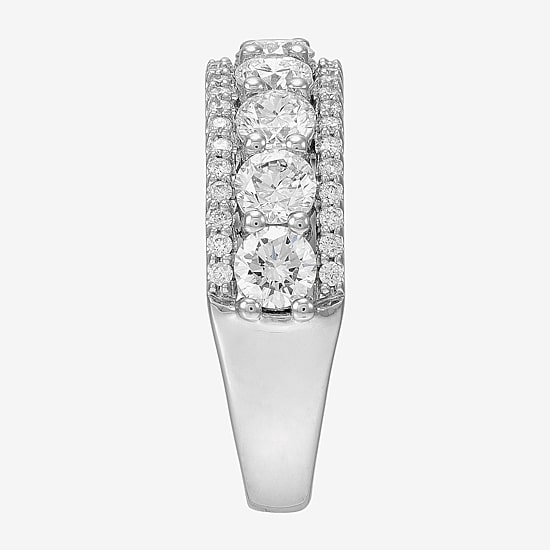 Limited Quantities! Womens 6.5MM 2 CT. T.W. Lab Grown White Diamond 14K Gold Band