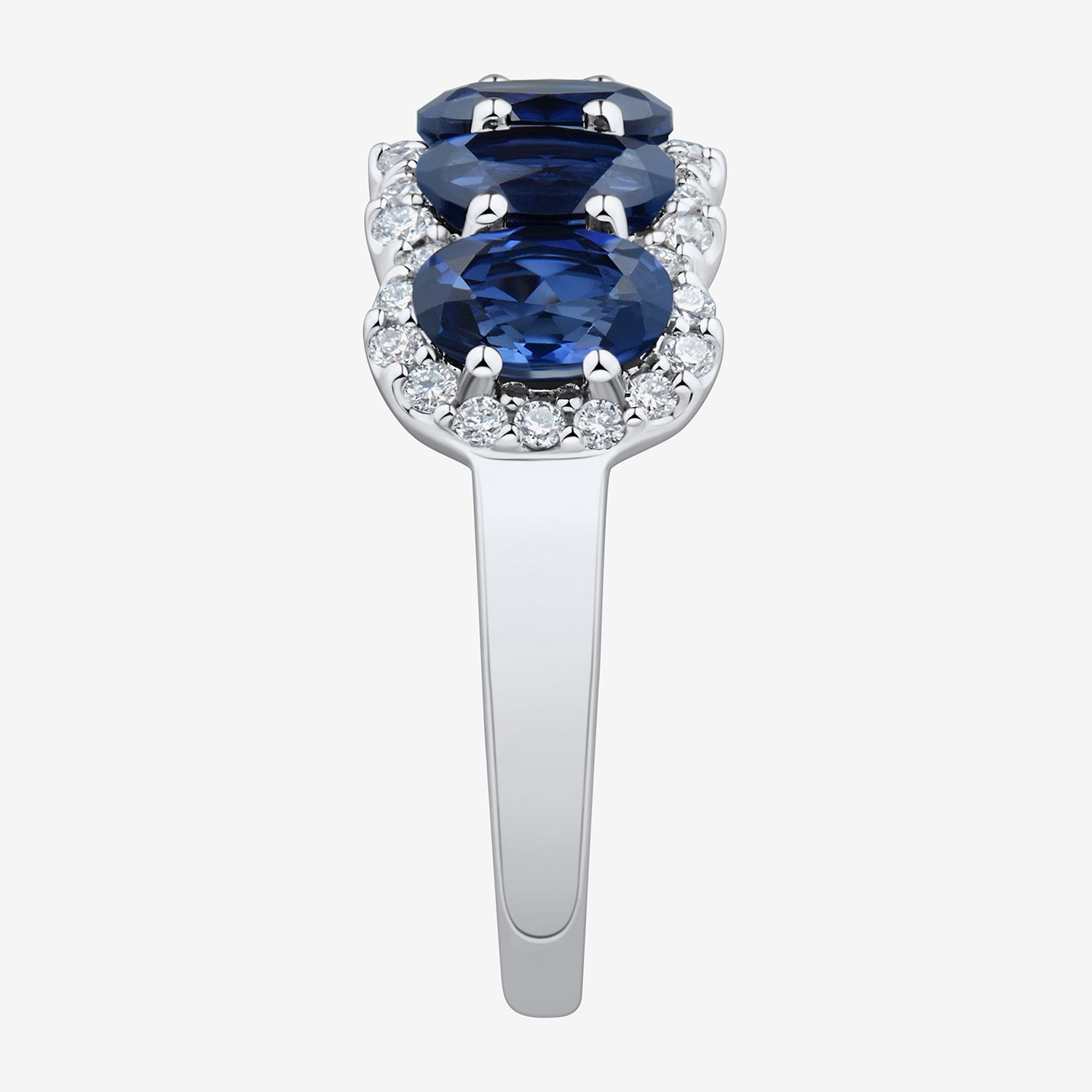 Limited Quantities! Womens 9M 1/3 CT. T.W. Lab Created Blue Sapphire 14K Gold Band