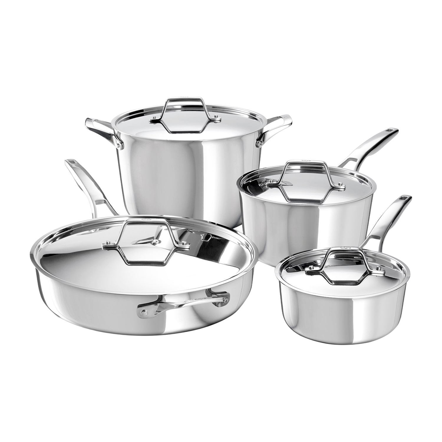 Calphalon Premier Stainless Steel 8-pc. Cookware Set