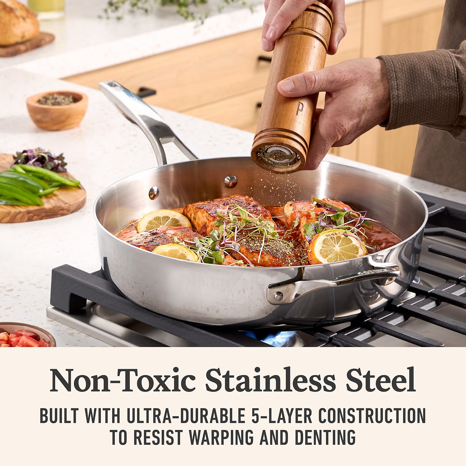 Calphalon Premier Stainless Steel 8-pc. Cookware Set
