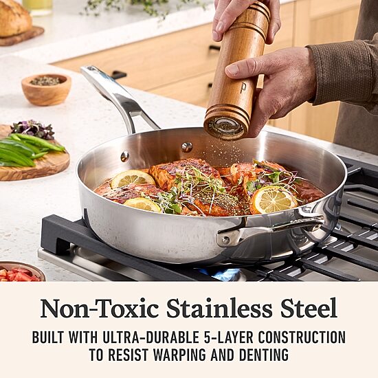 Calphalon Premier Stainless Steel 8-pc. Cookware Set