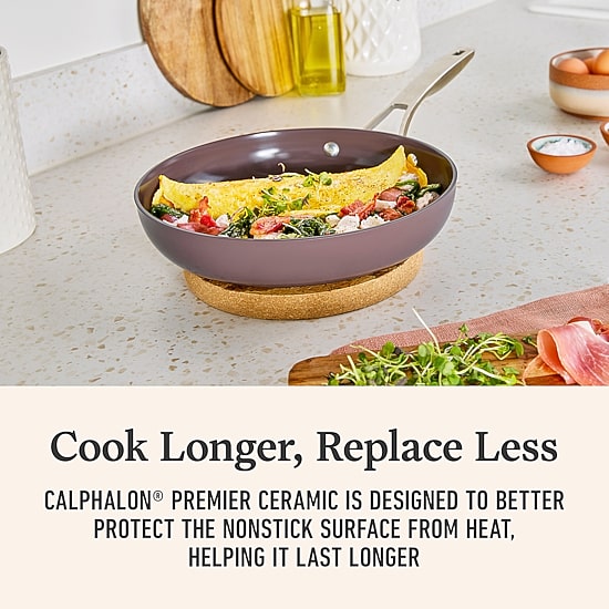 Calphalon Premier Ceramic 10" Frypan with Lid