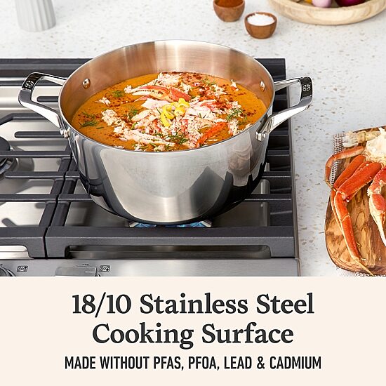 Calphalon Premier Stainless Steel 6-qt. Stockpot