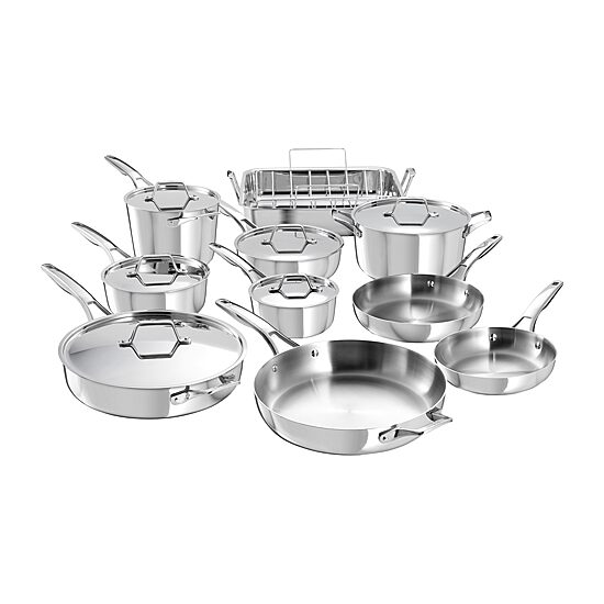 Calphalon Premier Stainless Steel 16-pc. Cookware Set