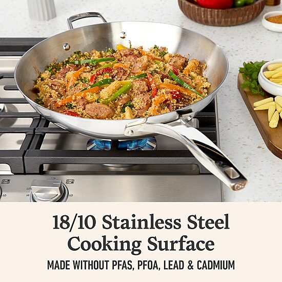 Calphalon Premier Stainless Steel 13" Wok