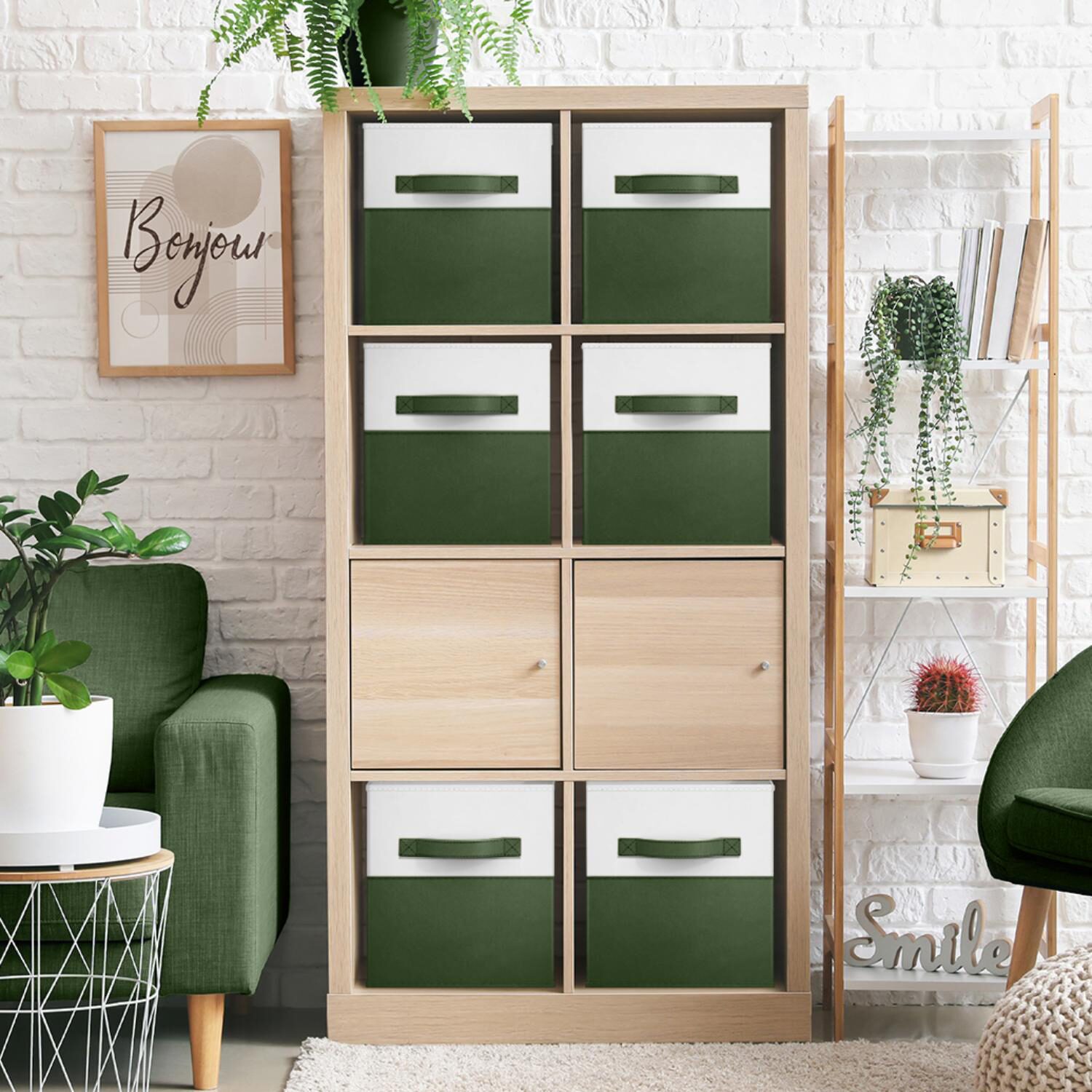 Sorbus 11" Foldable Fabric Storage Cube