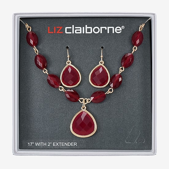 Liz Claiborne Womens 2-pc. Jewelry Set