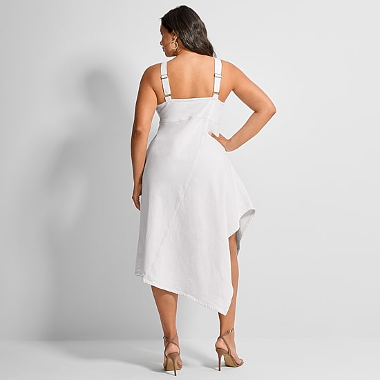 Ashley Graham Women's Plus Midi Dress