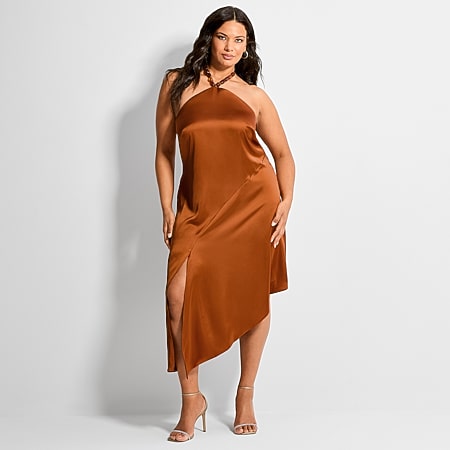 jcpenney faux leather dress Ashley Graham Faux Leather Wrap Dress, Color: Vibrant Crimson