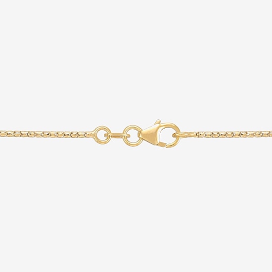 Made in Italy Womens 10K Gold 18 Inch Chain Necklace