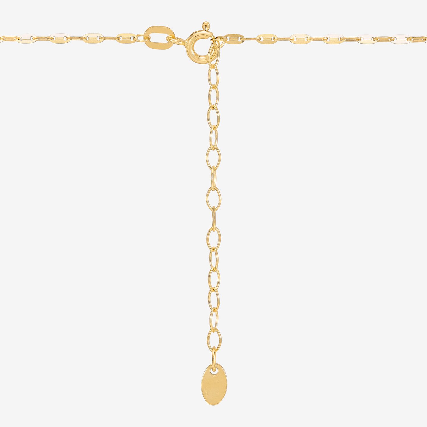 Made in Italy Womens 10K Gold 16 Inch Chain Necklace