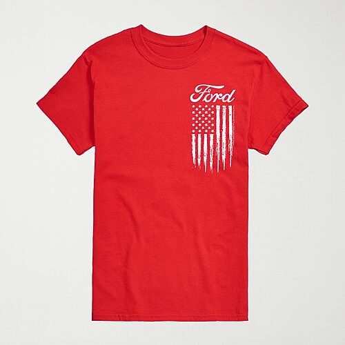 Novelty Mens Crew Neck Short Sleeve Regular Fit Big and Tall Graphic T-Shirt, X-large Tall, Red