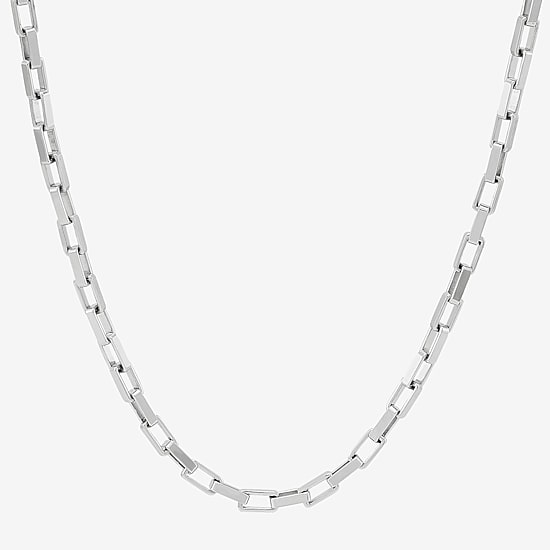 Limited Quantities! Womens Sterling Silver 22 Inch Box Chain Necklace