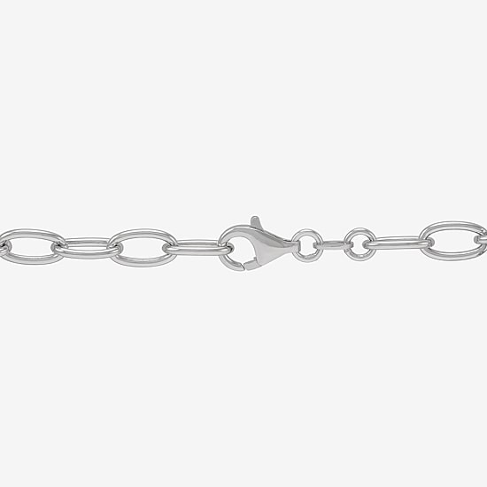 Limited Quantities! Womens Sterling Silver Heart Charm Bracelet