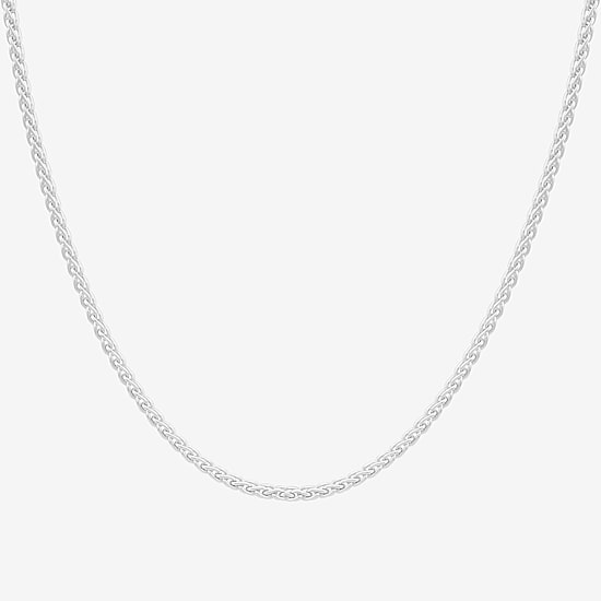 Limited Quantities! Womens Sterling Silver 18 Inch Spiga Chain Necklace