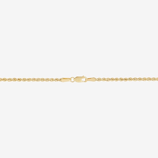 Limited Quantities! Womens 14K Gold 18 Inch Rope Chain Necklace