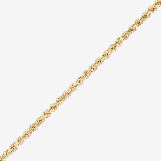 Limited Quantities! Womens 14K Gold 18 Inch Rope Chain Necklace