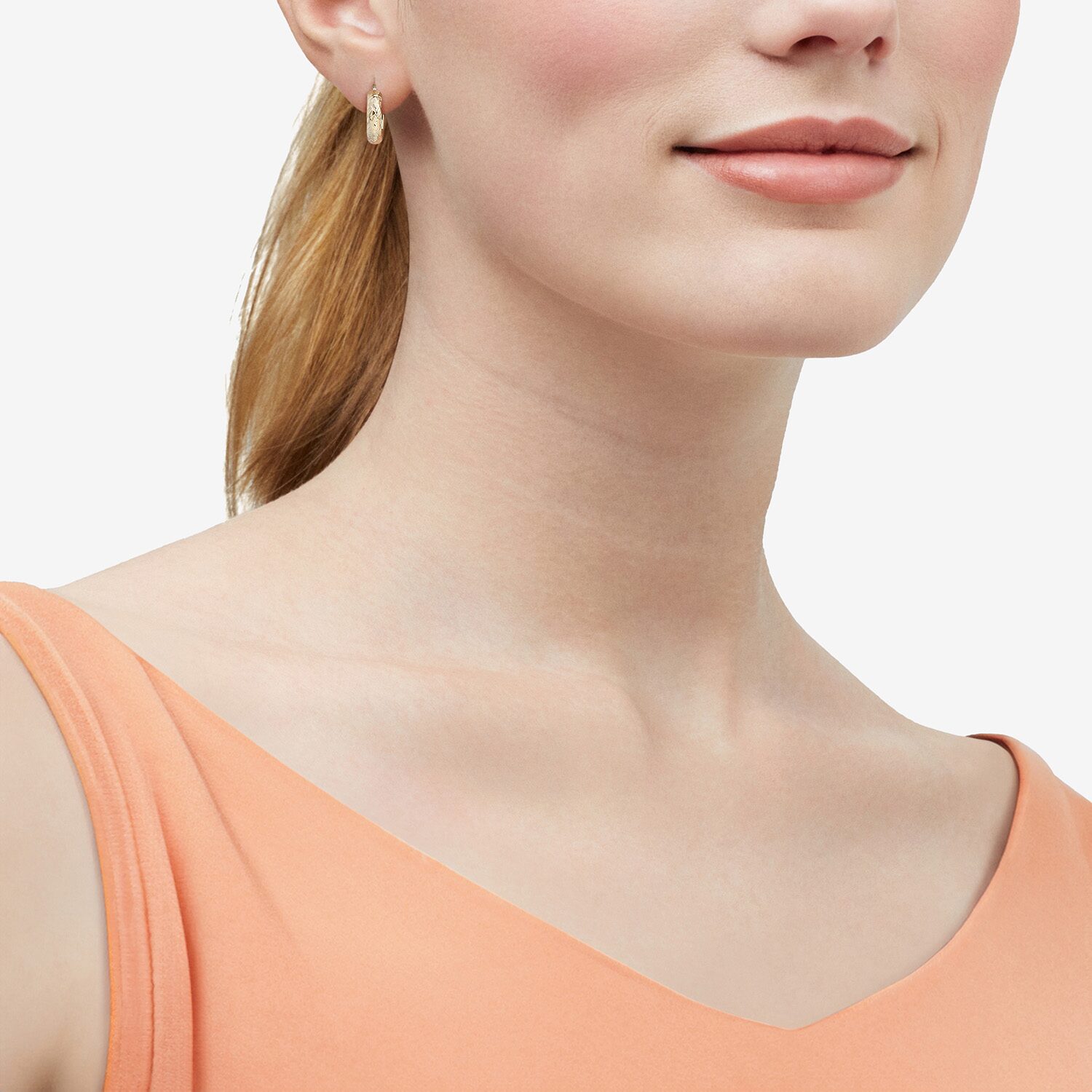 Limited Quantities! Womens 10K Gold 15mm Hoop Earrings