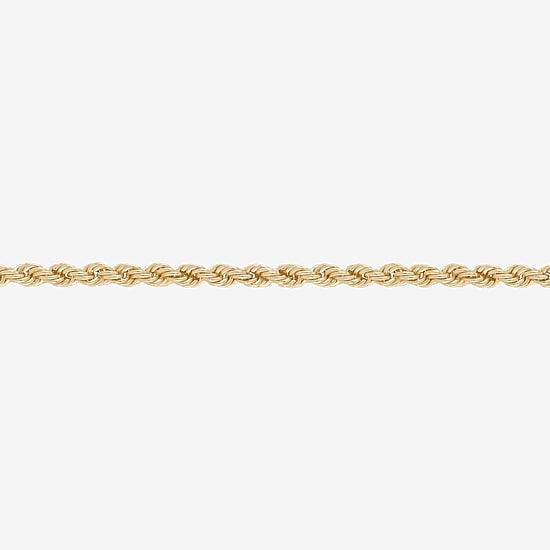 Limited Quantities! Womens 14K Gold 18 Inch Rope Chain Necklace
