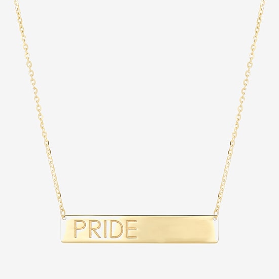 Limited Quantities! Womens 10K Gold 20 Inch Pendant Necklace