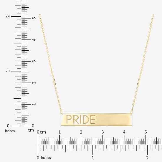 Limited Quantities! Womens 10K Gold 20 Inch Pendant Necklace