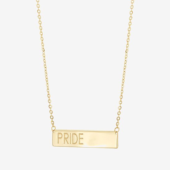 Limited Quantities! Womens 10K Gold 20 Inch Pendant Necklace