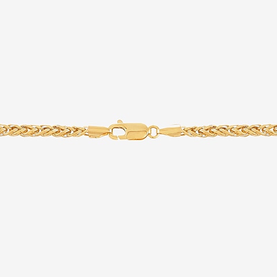 Limited Quantities! Womens 10K Gold 22 Inch Spiga Chain Necklace