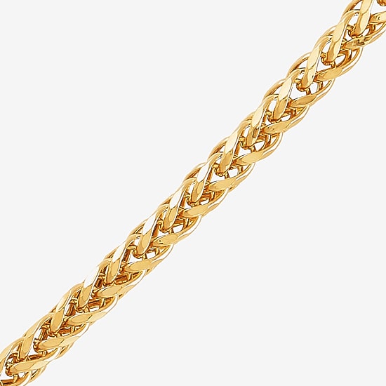Limited Quantities! Womens 10K Gold 22 Inch Spiga Chain Necklace