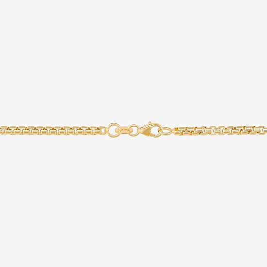 Limited Quantities! Womens 10K Gold 22 Inch Box Chain Necklace
