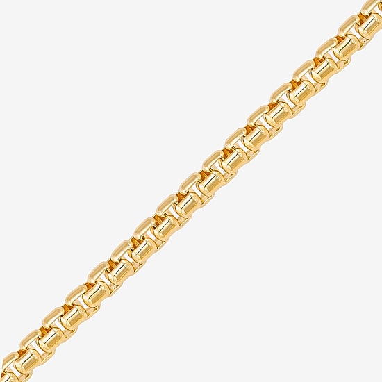 Limited Quantities! Womens 10K Gold 22 Inch Box Chain Necklace