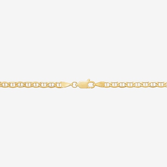 Limited Quantities! Womens 10K Gold 22 Inch Mariner Chain Necklace