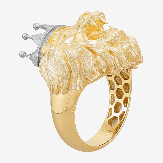 Limited Quantities! Mens 10K Gold Crown Fashion Ring