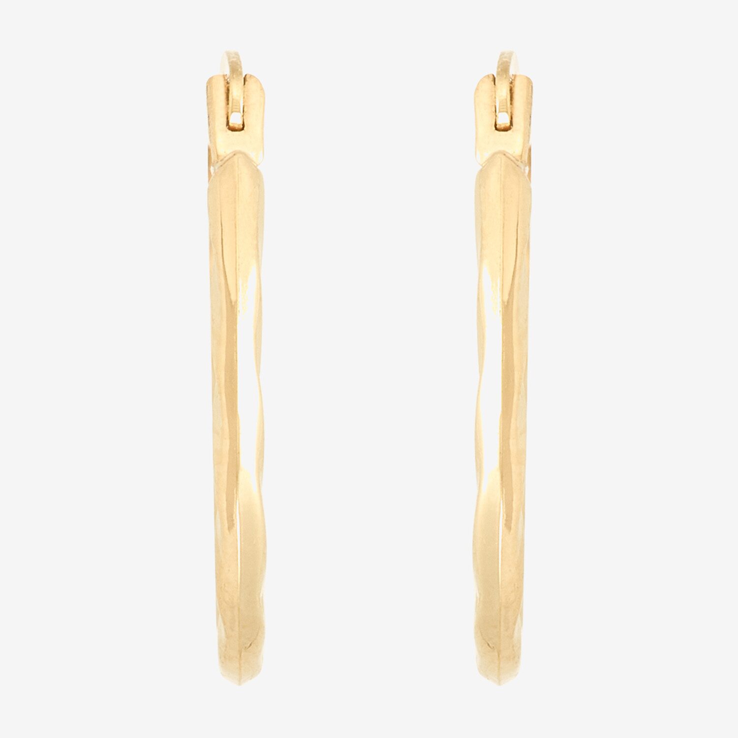 Limited Quantities! Womens 14K Gold 16mm Hoop Earrings
